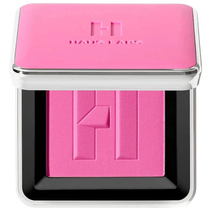 HAUS LABS BY LADY GAGA Color Fuse Talc-Free Blush Powder With Fermented Arnica Shade - Dragon Fruit Daze - cool pink